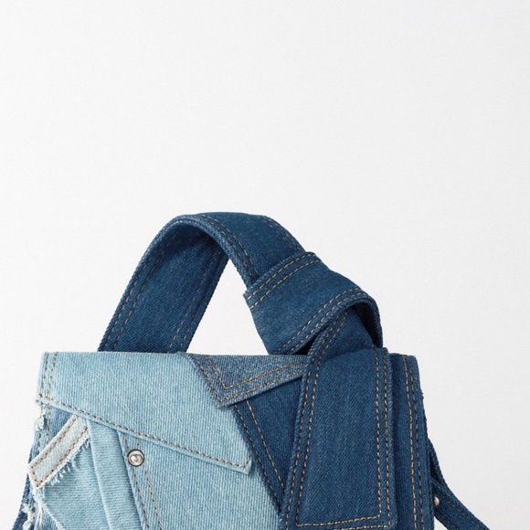 PATCHWORK DENIM BAG - Picture 6 of 16